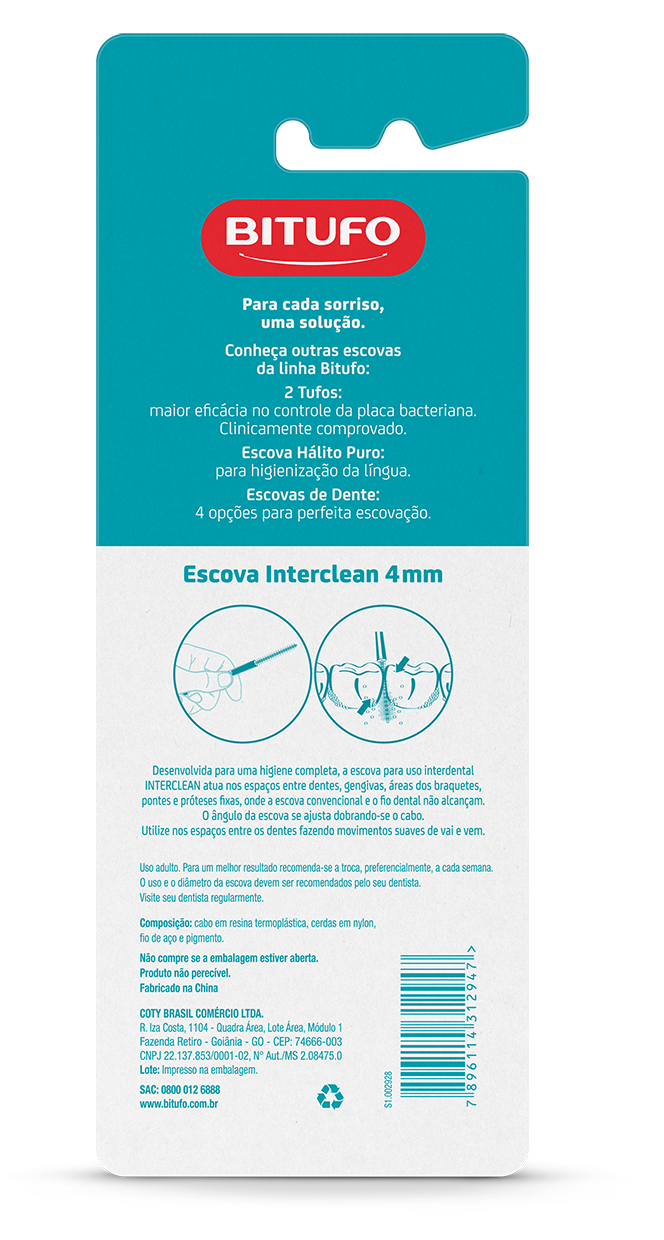 Bitufo - Bitufo Escova Interdental Fina Ø 4mm