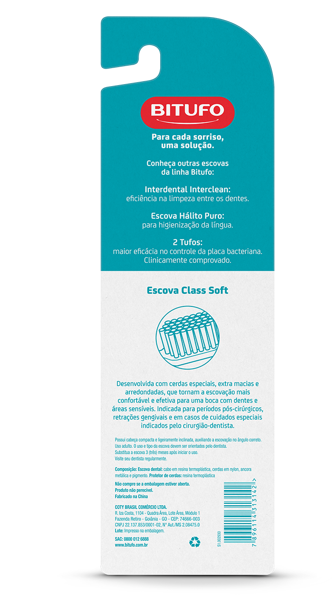 Bitufo - Bitufo Escova Dental Class Soft